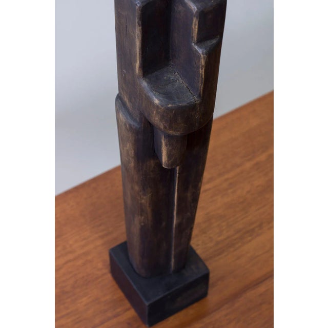 Wood Swedish Modernist Wood Sculpture For Sale - Image 7 of 9