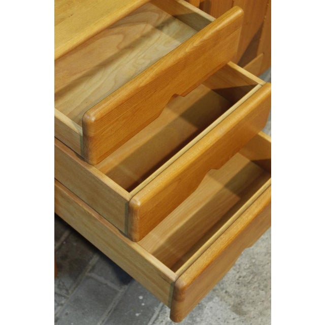 Fagus Series Sideboard in Elm by Søren Nissen & Ebbe Gehl for Meubles Seltz, 1990s For Sale - Image 8 of 16