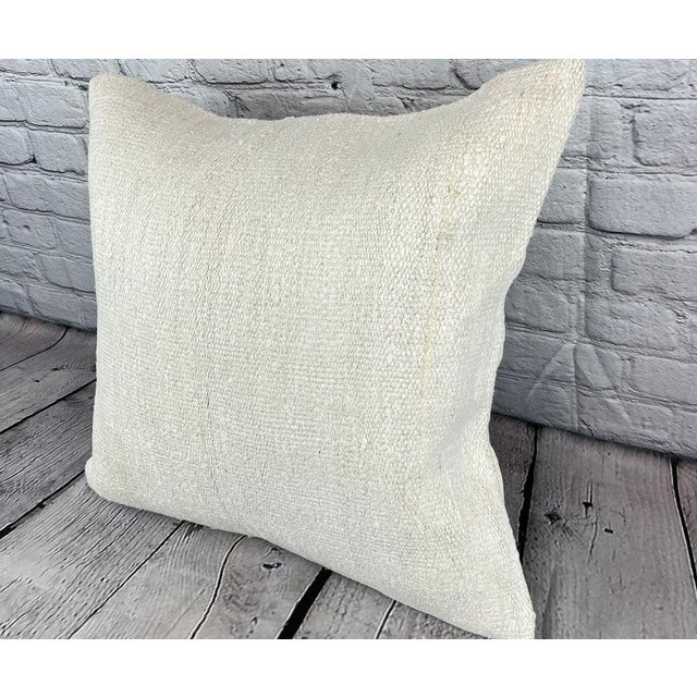 Vintage Pillow Case Turkish Hemp Pillow Decorative Hemp Pillow Dry cleaning only. PILLOW INSERT IS NOT INCLUDED