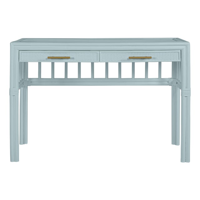 David Francis Furniture for Chairish Colony Desk, Smoke For Sale