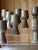 Tan Handmade Speckled Stoneware Goblets, Set of 8 For Sale - Image 8 of 18
