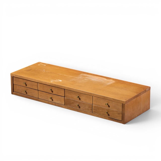 Brown Paul McCobb for Planner Group Mid Century 8 Drawer Jewelry Chest For Sale - Image 8 of 8