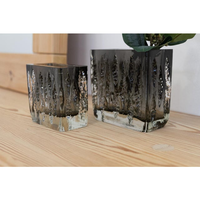 Sommerso Glass Vases by Kurt Wokan for Ingrid Glashütte, 1970s, Set of 2 For Sale - Image 18 of 18