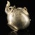 Silver Silvered Bronze Overhead-Handle Teapot — Plum Blossom Branch Relief With Inlaid Stones, Bird-Head Spout For Sale - Image 8 of 9
