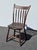 French Country Antique Arrow Back Windsor Brown Childs Side Chair ~ French Country 2of2 For Sale - Image 3 of 18