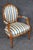 Wood Pair 1920's French Louis XVI Carved Armchairs With Silk Upholstery For Sale - Image 7 of 15