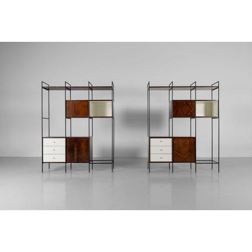 MF-710 Bookcases by Geraldo De Barros, 1955, Set of 2 For Sale - Image 3 of 18
