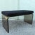 Mid-Century Modern Mid Century Modern Smoked Lucite Waterfall Bench With Black Cushion For Sale - Image 3 of 10