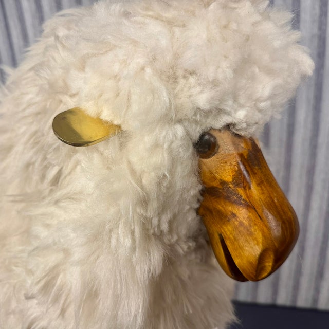 Mid-Century Modern Mid-Century Style Child's Rocking Sheep #1 For Sale - Image 3 of 10