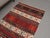 1970s Vintage Handmade Wool Cotton Red Kilim Area Rug For Sale - Image 4 of 11