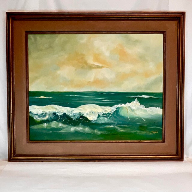 This is a striking Original Oil Painting by New Mexico American Artist Mark Williams Forbres (1948-1995). It features a...