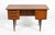 Mid-Century Modern Danish Mid Century Modern Teak Double Sided Desk + Bookcase, 1960's For Sale - Image 3 of 14
