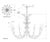 Transitional Julie Neill for Visual Comfort Signature Silva Grande Chandelier in Antique Gold Leaf For Sale - Image 3 of 3