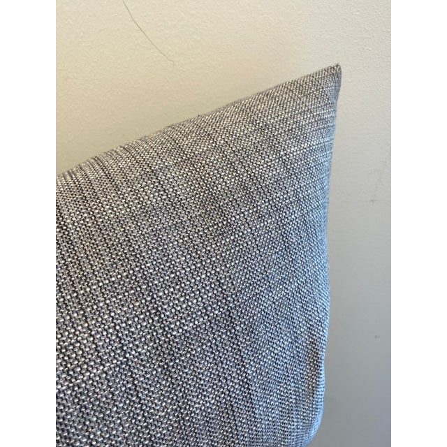 Beautiful Gray Lumbar Pillow For Sale - Image 4 of 5