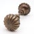 Pair of Vintage Fluted Bronze Passage Door Knobs For Sale - Image 4 of 6