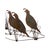 1980s Vintage C. Jeré Signed Metal Quail Covey Wall Sculpture 1980 For Sale - Image 5 of 11