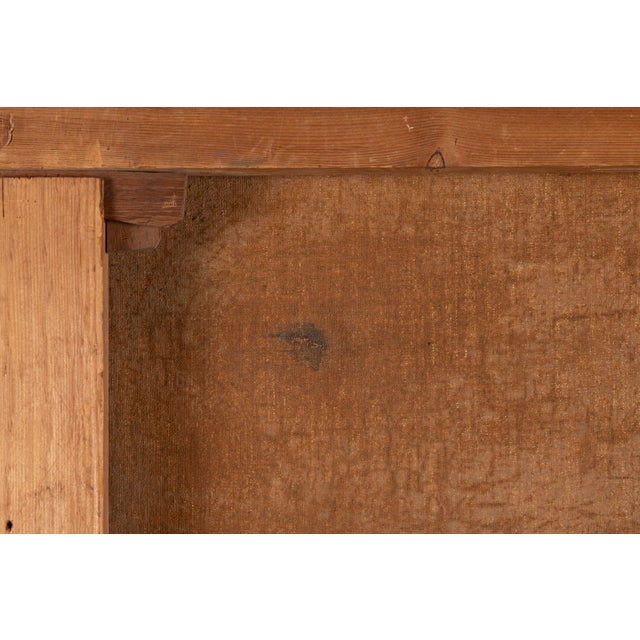 François Louis Fritz De Niederhäusern, Pastoral Scene at Sunset, Oil on Canvas For Sale - Image 8 of 10