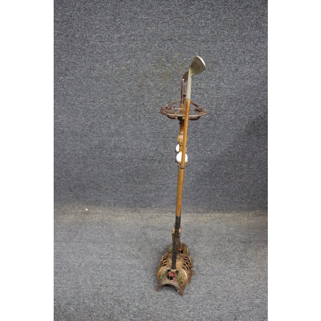 Wellington Stone Parlor Putter Golf Smoking Stand For Sale - Image 11 of 17