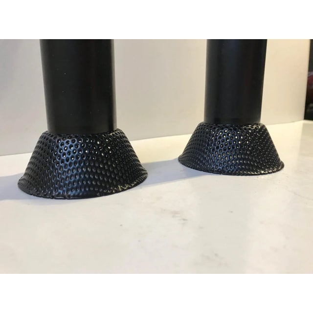 Lyfa Minimalist Danish Black Ceiling Lamps from Lyfa, 1980s, Set of 2 For Sale - Image 4 of 7