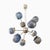 Blue Sputnik Pulegoso Blue Murano Glass Chandelier by Simoeng For Sale - Image 8 of 8
