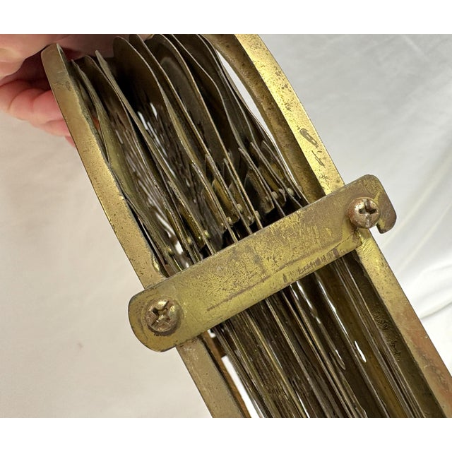 Vintage 1950's Art Deco Peacock Fireplace Screen For Sale - Image 18 of 18