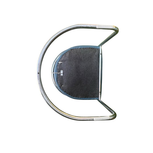 Chrome Bauhaus Ss33 Chrome Cantilevered Armchairs Attributed to Anton Lorenz for Thonet For Sale - Image 8 of 9