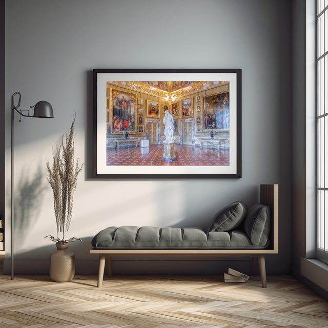 Rustic European Cappelle Medicee, Florence – Italian Renaissance Architectural Fine Art Print 24" X 36" For Sale - Image 3 of 5