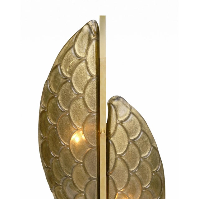 2010s Murano Glass “Mezze Lune” Sconces For Sale - Image 5 of 10