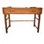 American of Martinsville Faux Bamboo & Cane Writing Desk Console Table MCM For Sale - Image 11 of 11