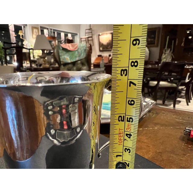 Georg Jensen sterling silver baby / Christening cup With leaf motif capped handle 20th century, Denmark 110 g Engraved...