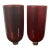 Antique 19th Century American Classical Blown Glass Hurricane Wall Sconce Shades - A Pair For Sale