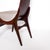Pair of Flame Side chairs by Dante la Torre for Pozzi, Italy 1950's. Rosewood with new upholstery. Completely restored....