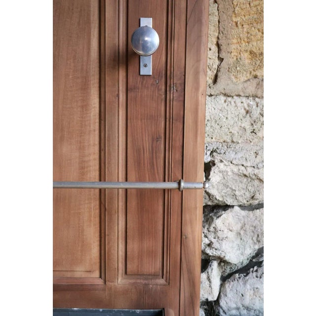 Antique Art Deco Walnut Coat Rack, 1950s For Sale - Image 10 of 13