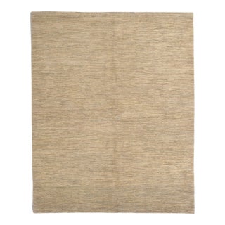 Minimalist Hand-Knotted Gabbeh Rug – 6'4" X 7'10" For Sale