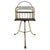 Jans of London Antique Revolving Magazine Stand in Brass and Mahogany For Sale - Image 4 of 11