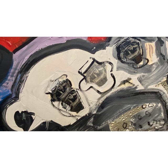 Sheila Elias, Oil Painting Photo Collage Assemblage Feminist Pop Art Miami Artist Sheila Elias, 1992 For Sale - Image 13 of 14