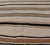 Textile Vintage Turkish Kilim Rug With Ivory, Brown and Deep Charcoal Stripes For Sale - Image 7 of 11