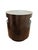 Mid-Century Modern Vintage Crate & Barrel Tambe Round Wood End Table For Sale - Image 3 of 5