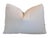 2020s Designer Wells Abbott Floral Blocked Linen Pillow Including the Feather Down Instert For Sale - Image 5 of 6