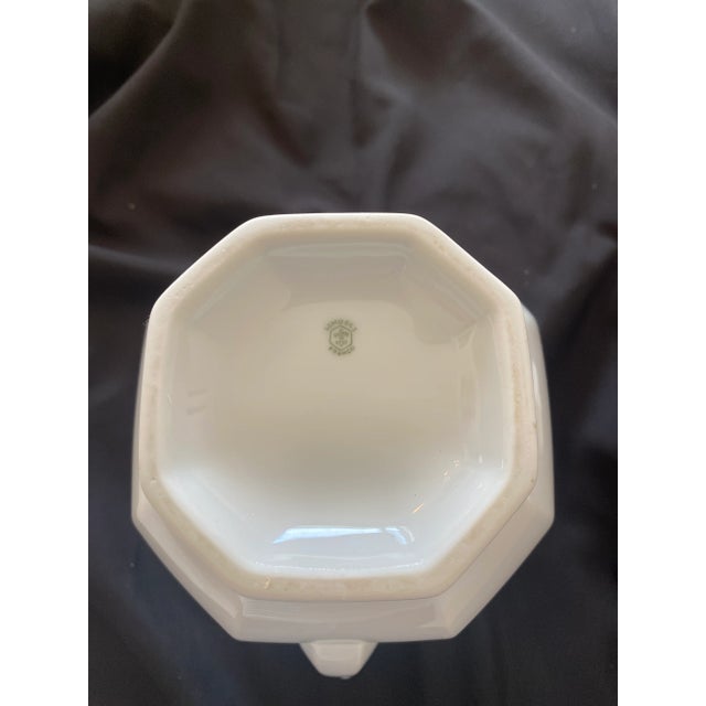 Limoges France White Coffee/Tea Pot Vintage "Mint" Condition For Sale - Image 10 of 12