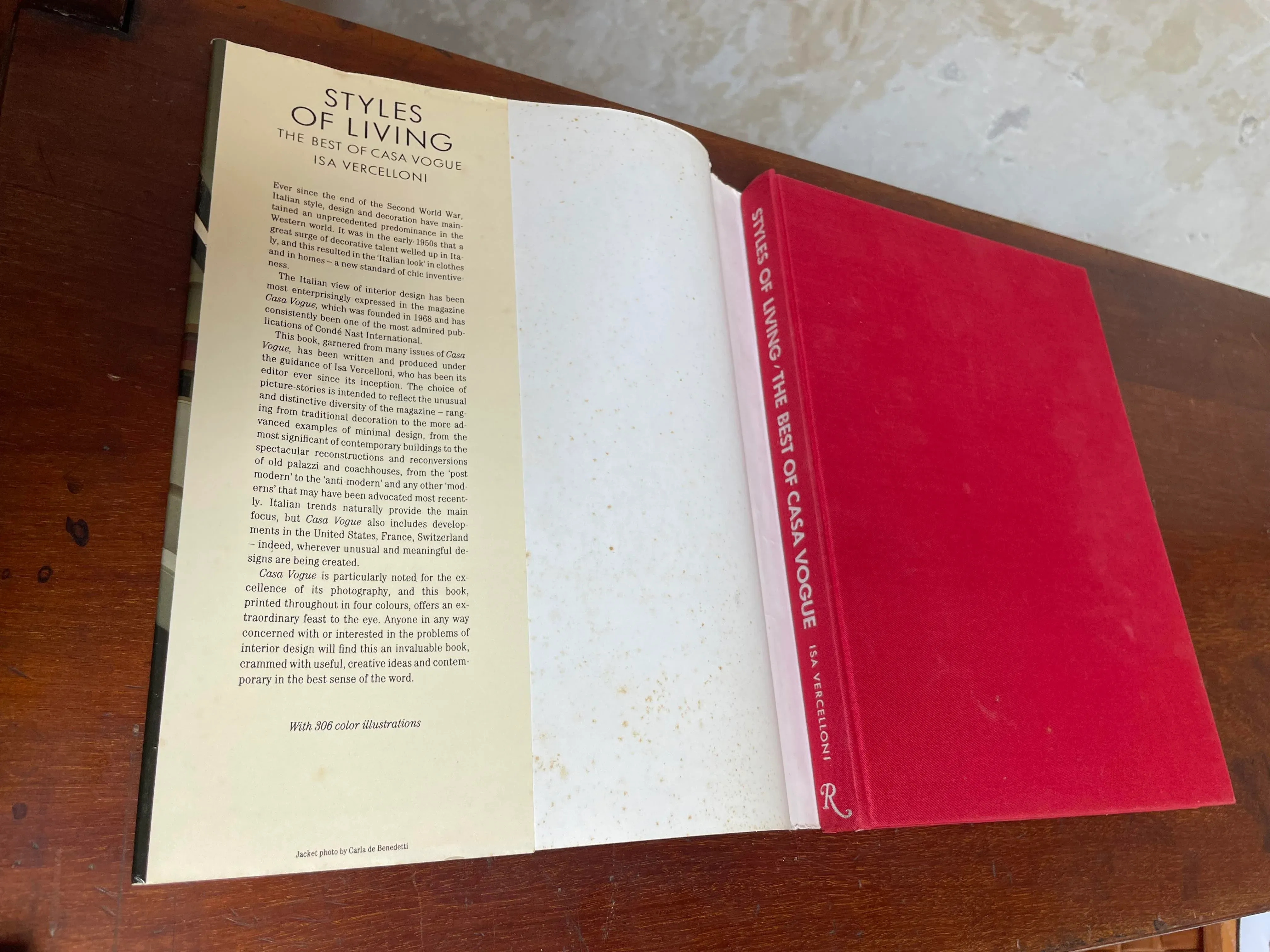 Styles of Living: The Best of Casa Vogue Coffee Table Book | Chairish