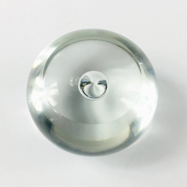 Transparent Murano Glass Paperweight by Alfredo Barbini, Italy, 1970s For Sale - Image 7 of 10