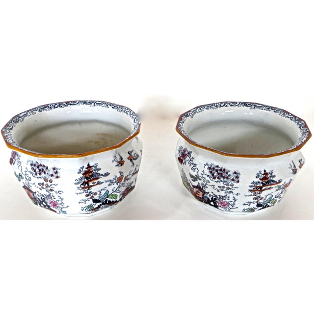 White Six Piece "Mason's Ironstone" Toiletry Set, English, Circa 1835 For Sale - Image 8 of 18