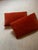 Pair of Burnt Orange Rust Velvet Lumbar Accent Pillows For Sale In Los Angeles - Image 6 of 6
