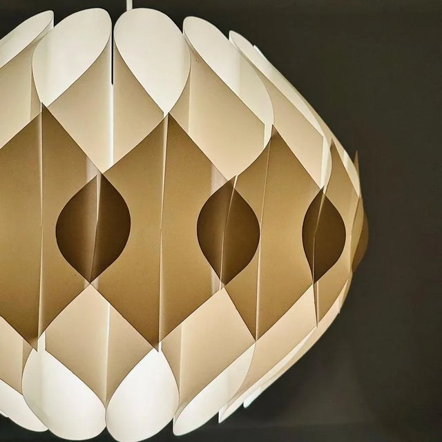 Butterfly Pendant Lamp by Lars Schiøler for Hoyrup Denmark For Sale - Image 9 of 11