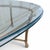 Gold Late 20th Century Attributed LaBarge Glass Top Brass Coffee Table For Sale - Image 8 of 18