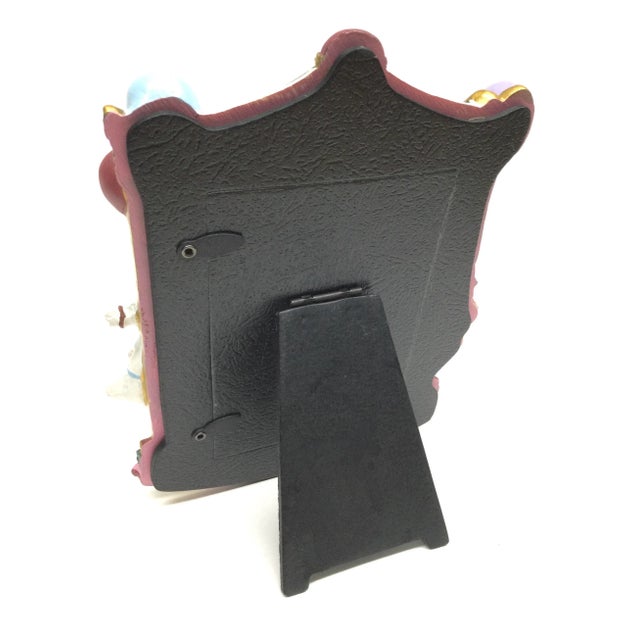 Vintage 90s Bright Sculpted Resin Merry Go Round Photo Frame For Sale In Portland, ME - Image 6 of 8
