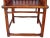 19 Century Antique Camphor Wood Chinese Southern Official's Hat Armchairs Set For Sale In Los Angeles - Image 6 of 14