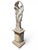 Italian Artist, Greek Revival Sculpture of a Female Figure with the Bust of Dionysus, 1970, Marble For Sale - Image 3 of 10