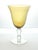 Contemporary Set of 4 Amber Contemporary Water or All Purpose Glasses For Sale - Image 3 of 4